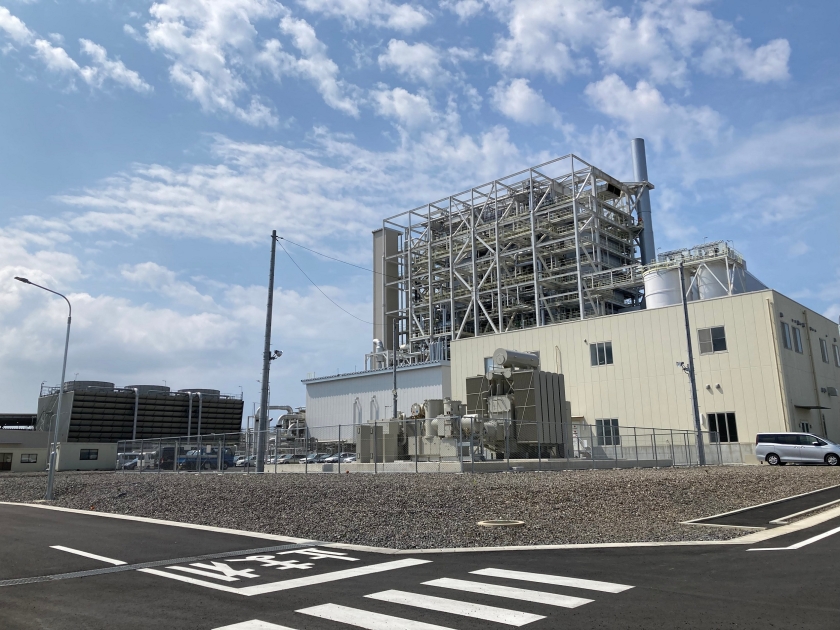 一个ichi Gamagori Biomass Power Generation Plant
